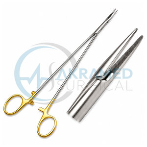 Portaagujas Vascular TC DeBakey, Manual, Recto, con Mordazas Serradas, Instrumento Quirúrgico Cardiovascular, Tamaño Personalizado, Certificado CE - Product Image 2