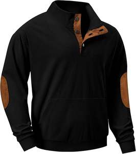 Sweat-shirt d'hiver pour homme, coupe ample, respirant, coupe-vent, 100% polyester, impression numérique personnalisée avec logo, vente chaude - Product Image 5