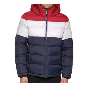 Men puffer <b>jacket</b> Winter ODM service long design Zipper breathable fabric regular fit custom logo printing men puffer <b>jackets</b> - Product Image 1
