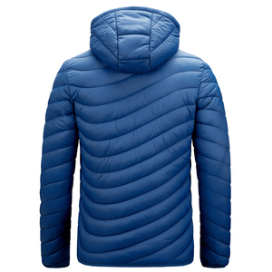 Classic Hooded Puffer Jacket for Men Quilted Thick <b>Warm</b> Padded Winter Outerwear Streetwear Casual Fashion Coat - Product Image 4