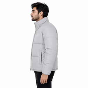 Custom <b>Winter</b> Bubble Jacket For Men Lightweight <b>Quilted</b> Casual Streetwear Outerwear OEM Zip Men's Jackets Wholesale Supplier USA - Product Image 4