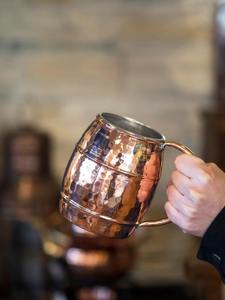 Hot Selling Pure Copper Coffee <b>Mug</b> Handle Coaster Outdoor Use Durable <b>Large</b> Capacity Morden Luxury Design Multiple Sizes Craftsy - Product Image 6