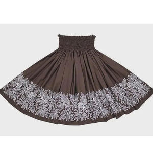 Vestido Maxi de Algodón 100% Ligero, Casual, con Bordado Floral Tropical Hawaiano, para Mujer - Product Image 4