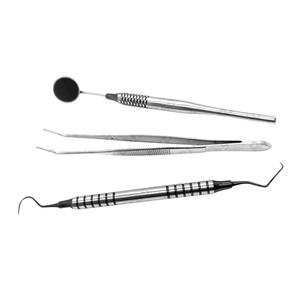 Juego de Exploración Dental de Marca Privada RAICES Enterprises, Certificado CE Clase II, Hecho a Mano, Acero Inoxidable de Alta Calidad - Product Image 1