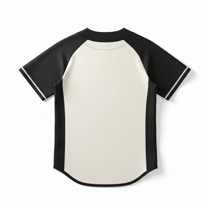 Wholesale Custom Sublimated Baseball Jersey Blank Breathable Two Button <b>Mesh</b> Plain Sportswear Team Uniform <b>Tops</b> - Product Image 3