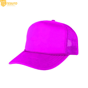 Lightweight Mesh Back Trucker Cap Solid Color Foam Front Cap Custom Factory Wholesale OEM Headwear - Product Image 6