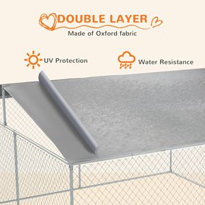 Cage pour chien en acier inoxydable avec cadre en aluminium - Taille XXL pour l'élevage - Product Image 5