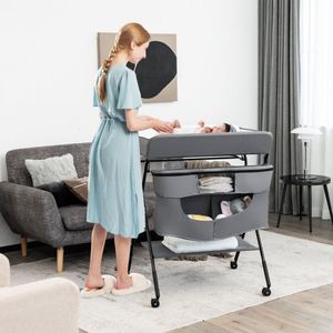 Organizzatore per Neonati Portatile con Altezza Regolabile e Ruote - Product Image 1