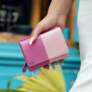 Cartera Trifold de Cuero Genuino Personalizada para Mujer, Protección RFID, Monedero con Bolsillo para Monedas con Cierre, Regalo Grabado Personalizado, a la Moda - Product Image 3