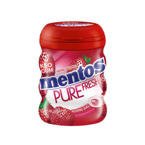 Vietnam Mentos Pure Fresh <span class=keywords><strong>Chewing</strong></span> <span class=keywords><strong>Gum</strong></span> 61.25g Jar Fresh Mint Watermelon Strawberry - Product Image 3