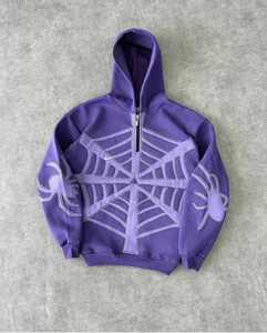 Sweat à capuche bleu ciel délavé à l'acide pour homme, coupe ample, en polyester/coton 360g, style hiver épais, effet vieilli et délavé par le soleil - Product Image 1