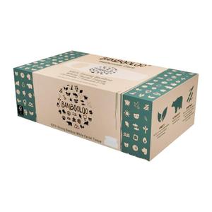 Mouchoirs en papier recyclé personnalisés avec logo, 4 plis, 400 tirages, paquet souple, hypoallergéniques, fournisseur de mouchoirs - Product Image 1