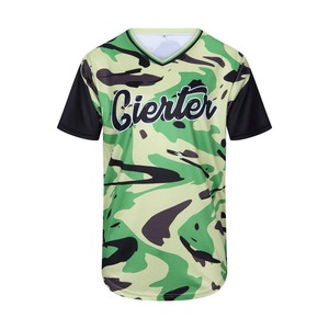 Camiseta de Béisbol Personalizada al por Mayor para Adultos, 100% Poliéster, Ropa Deportiva de la Mejor Calidad, Camiseta de Béisbol con Logotipo Privado - Product Image 1