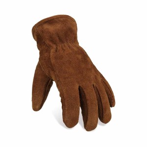 Whole Sale Cowhide Split Leather <b>Driver</b> Work <b>Gloves</b> Wool Lining Personal Protective Heavy Duty Gardening Outdoor Activities - Product Image 1