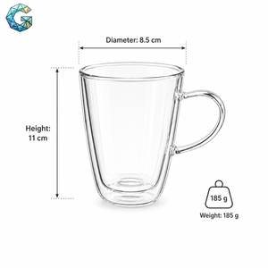 Juego de Tazas de Cerámica de Color Sólido, Diseño Minimalista, Reutilizables, de Pared Simple, para Uso Doméstico, Fiestas, Unisex - Product Image 3