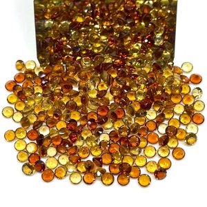 Citrine dorée naturelle, pierres rondes de 3 mm, non traitées, en vrac, pour la fabrication de bijoux, pierres semi-précieuses, vente en gros. - Product Image 5