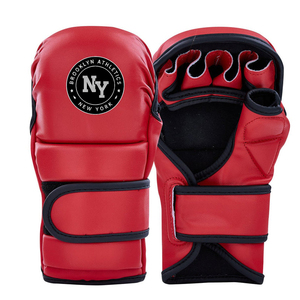 Gants de MMA en cuir antidérapants pour l'entraînement, le sparring, le grappling, les arts martiaux, le kickboxing, équipement sportif - Product Image 5