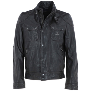 Chaqueta de Motociclista de Cuero Genuino para Hombre, Estilo Vintage, Clásica, Informal, Ropa de Invierno, Chaqueta de Cuero Premium OEM - Product Image 1