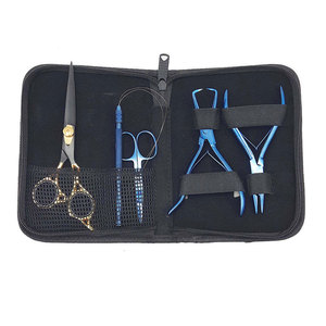 Kit d'outils professionnels en acier inoxydable pour extensions de cheveux, ensemble d'application pour extensions de cheveux vierges super double drawn, qualité supérieure - Product Image 1
