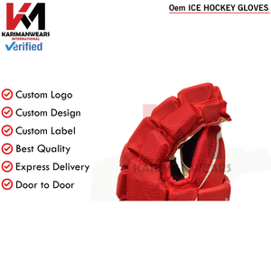Gants de hockey OEM avec logo personnalisé, gants de protection pour l'entraînement et les matchs, équipement sportif, approvisionnement en gros - Product Image 3