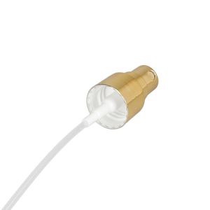 Bomba pulverizadora de perfume de niebla 24/410 al por mayor, tapa de atomizador fino de Color dorado para botella de cosméticos, embalaje químico, proveedor OEM - Product Image 4