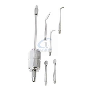 CLASTY INSTRUMENTS Extracteur de couronnes dentaires lesté, manuel, en acier inoxydable, avec 5 embouts spécialisés, certifié CE Classe I - Product Image 3