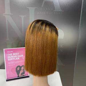 Vente en gros d'extensions de cheveux vierges vietnamiennes 100% perruque super doublement étirée avec pour Ombre Brown Natural Wave & Loose Deep Wave Styl - Product Image 5