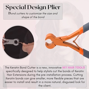 Cortador de Extensiones de Cabello Profesional, Herramienta de Eliminación de Adhesivos de Queratina de Acero Inoxidable de Precisión, Fácil de Usar - Product Image 4