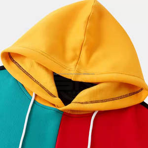 Top vente Service OEM hommes décontracté 100% coton sweats à capuche Style hiver motif solide col à capuche prix de gros - Product Image 4