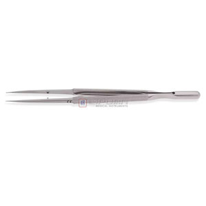 I.M.A. Pinzas Quirúrgicas Rectas con Puntas de 0.5mm, Micro de 0.25mm, 1x2 Dientes, con Recubrimiento TC, para Ataduras, 7.25 Pulgadas (18.5cm) - Product Image 1