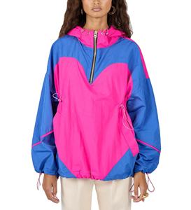Best Quality Lightweight Nylon Pullover Windbreaker <b>Women</b> Cropped Plus Size Jacket Breathable Waterproof Wholesale - Product Image 1