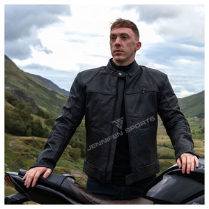 Authentic Black Genuine Cowhide Real Leather <b>Biker</b> <b>Jacket</b> For Men Stylish Motorcycle <b>Jacket</b> For Winter Season - Product Image 2