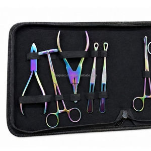 Professional Stainless Steel Permanent Makeup Tool <b>Kit</b> With Scissors Forceps And Tweezers Durable Set For Precision Application - Product Image 2