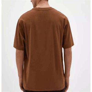 Latest Design Factory Wholesale Good Quality <b>Men</b> 230gsm <b>Turtleneck</b> Regular Fit Formal Front Silk Screen Printed 100% Cotton - Product Image 6