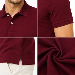 Polo homme tendance avec un design moderne, tissu doux, facile à porter, parfait pour le streetwear et les tenues quotidiennes, élégant et stylé. - Product Image 6