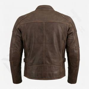 Veste de moto en cuir véritable pour homme de qualité supérieure, nouvelle arrivée, vestes de moto d'hiver, protections amovibles, personnalisables - Product Image 2