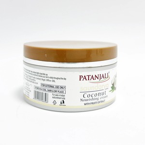 Crème nourrissante à la noix de coco Patanjali Saundarya, crème hydratante pour le visage et le soin de la peau, pour la beauté quotidienne et les soins personnels - Product Image 2