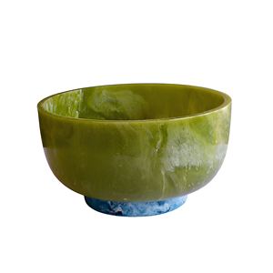 Artistic Handmade Eco-Friendly Hand-painted <b>Epoxy</b> <b>Resin</b> Food Bowl Creative <b>Table</b> Presentation High Gloss Stylish Kitchen - Product Image 1