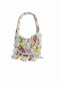 Bolso de Moda con Cuentas Personalizado Directo de Fábrica, Bolso de Mano de Lujo para Mujer, Adornado y Hecho a Mano - Product Image 6