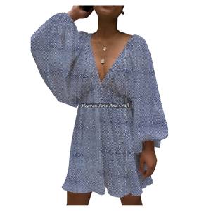 Nuevo Vestido Elegante con Estampado de Colores y Escote Profundo en V para Mujer, Modelo 2026, Vestido de Playa de Lujo con Estampado de Colores y Escote Profundo en V, Superventas - Product Image 4