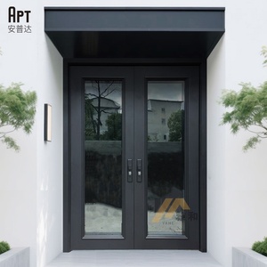 Bán buôn tùy chỉnh chống trộm bên ngoài Thép bọc thép cửa Thiết kế hiện đại cho ngôi nhà & biệt thự phía trước lối vào an ninh - Product Image 6