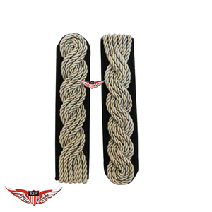 KEW High Quality Customized Embroidered Vintage <b>Braided</b> Epaulettes Customized Material Eco-Friendly Elegant Garment <b>Accessory</b> - Product Image 1