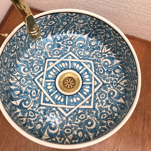 Lavabo ovale de luxe en nacre écologique, surface polie lisse, forme et couleur personnalisables pour meuble-lavabo de salle de bain - Product Image 5
