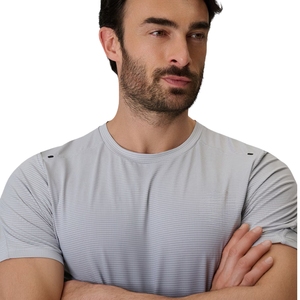 Men's Quick Drying Training <b>T</b>-<b>Shirt</b> Regular Fit Gym Workout Running Fitness Sports Tee <b>Moisture</b> <b>Wicking</b> Lightweight Breathable - Product Image 4