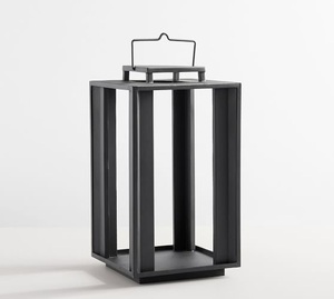 Exclusive Home Decorative Modern Looking Metal Candle <b>Lantern</b> In Matt <b>Black</b> Finished Centerpiece For Wedding & Outdoor Decor - Product Image 1