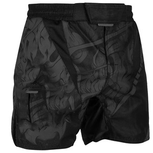 กางเกง MMA กราฟิกสีเข้มชุดโปร: ชุดต่อสู้คุณภาพสูงสำหรับ BJJ & UFC-ทีมบริการ OEM ตามสั่ง - Product Image 1