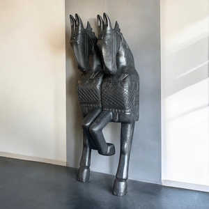 คอลเลกชันงานฝีมือที่ดีที่สุด ประติมากรรมสัตว์ทำมือ วาดด้วยมือ ไม้เนื้อแข็ง เป็นมิตรกับสิ่งแวดล้อม ทนทาน กันน้ำ แข็งแรง ศิลปะฮิมาลัยโบราณ - Product Image 6