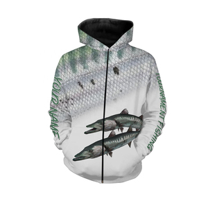 Camisetas Polo de Pesca con Protección UV, Sublimadas, de Poliéster, con Cierre y Mangas Largas, Diseño Personalizado, para Torneos de Pesca de Lubina 2026 - Product Image 6