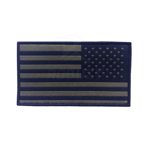 Patchs de drapeau brodés thermocollants tendance, haute qualité, couleurs et tailles personnalisables pour la décoration de vêtements - Product Image 1