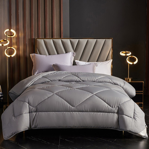 Couette matelassée rose, garnissage polyester, hypoallergénique, respirante, pour automne-hiver, taille Queen, lavable en machine - Product Image 2